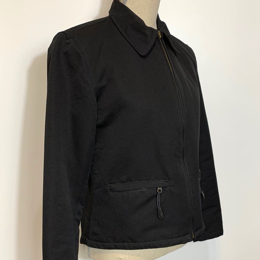 Gap Black Lightweight Full Zip Jacket Women’s Siz… - image 4